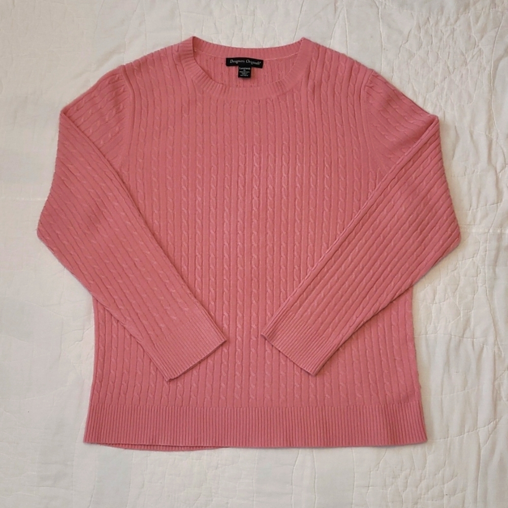 XL soft pink sweater